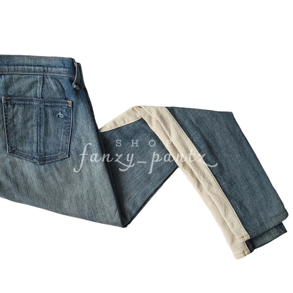 RAG & bone jean Jodhpur Legging Perforated Leather - Picture 4 of 11